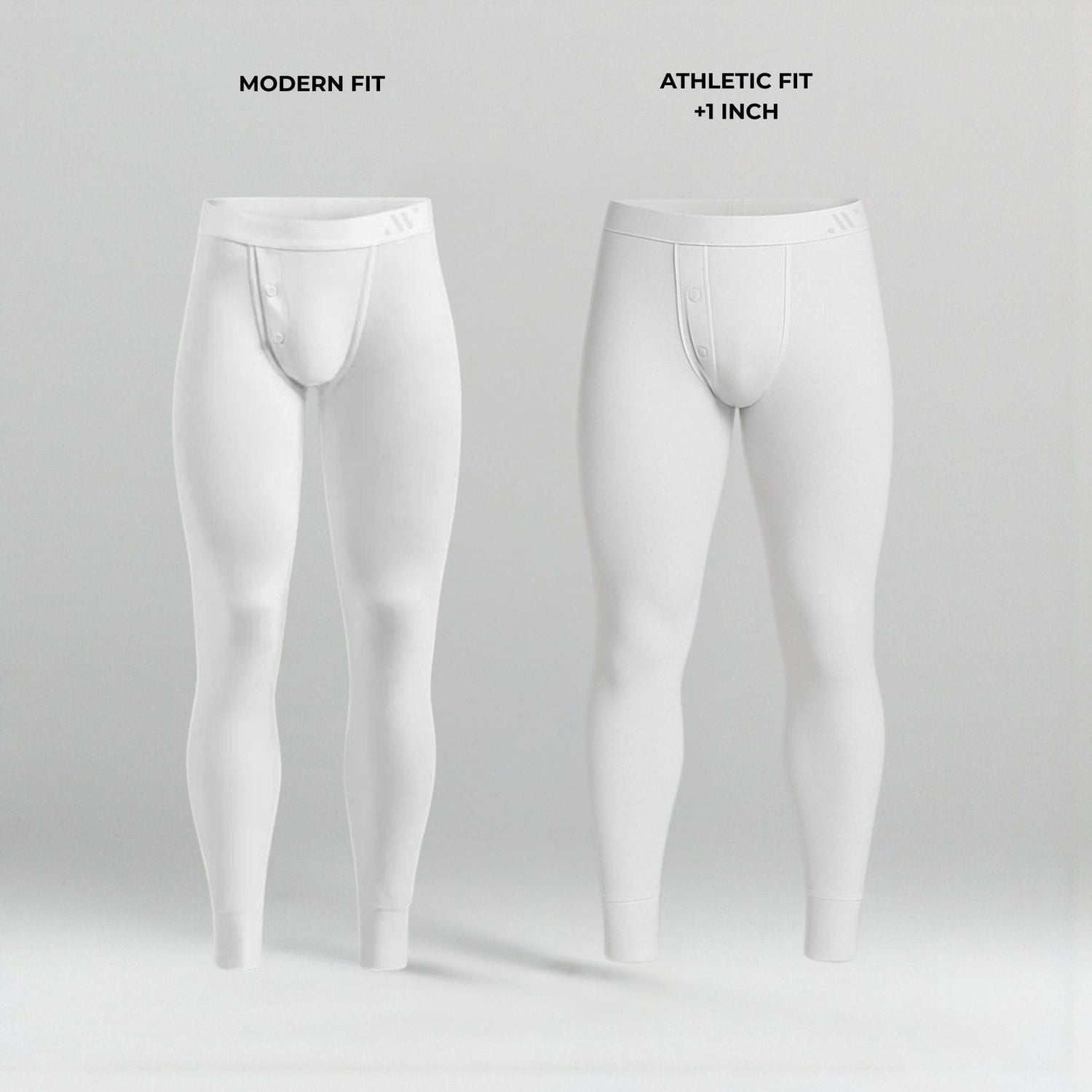 ALPHX Athletic Fit Union Pants Frost White: Room to Move, Comfort to Last - ALPHX.com - Underwear