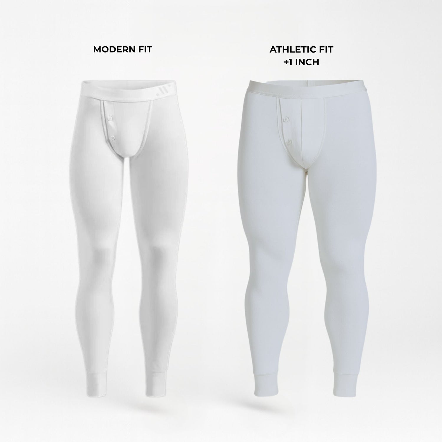 ALPHX Athletic Fit Union Pants Frost White: Room to Move, Comfort to Last - ALPHX.com - Underwear
