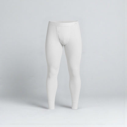 ALPHX Athletic Fit Union Pants Frost White: Room to Move, Comfort to Last - ALPHX.com - Underwear