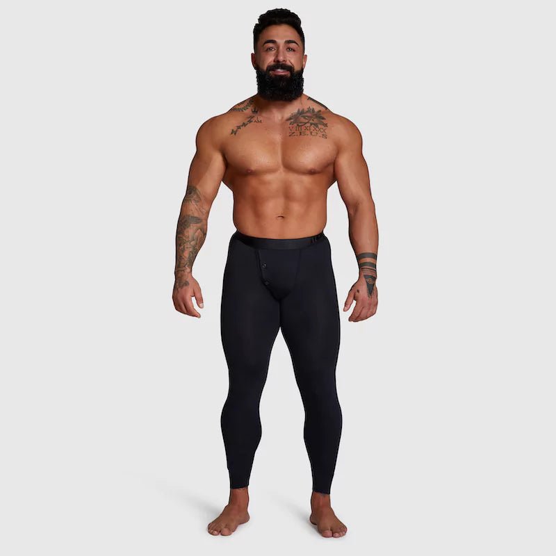 ALPHX Athletic Fit Union Pants Midnight Black: Room to Move, Comfort to Last - ALPHX.com - Underwear
