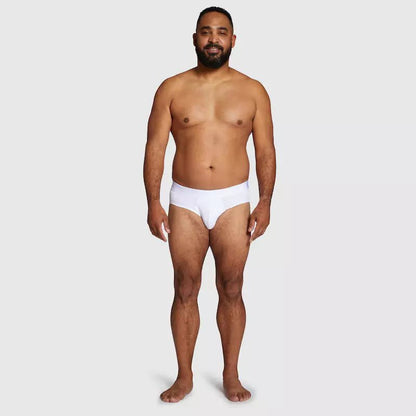 ALPHX Briefs Modern Fit Frost White - Low Rise Full Coverage - ALPHX.com - Underwear
