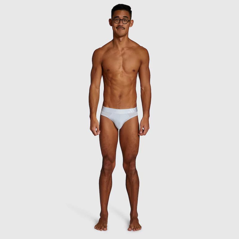 ALPHX Briefs Modern Fit Glacier Blue - Low Rise Full Coverage - ALPHX.com - Underwear