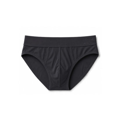 ALPHX Briefs Modern Fit Midnight Black- Low Rise Full Coverage - ALPHX.com-Underwear
