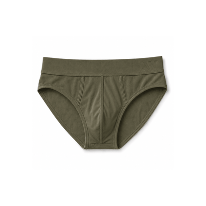 ALPHX Briefs Modern Moss Green - Low Rise Full Coverage - ALPHX.com - Underwear - ALPHX.com-Underwear