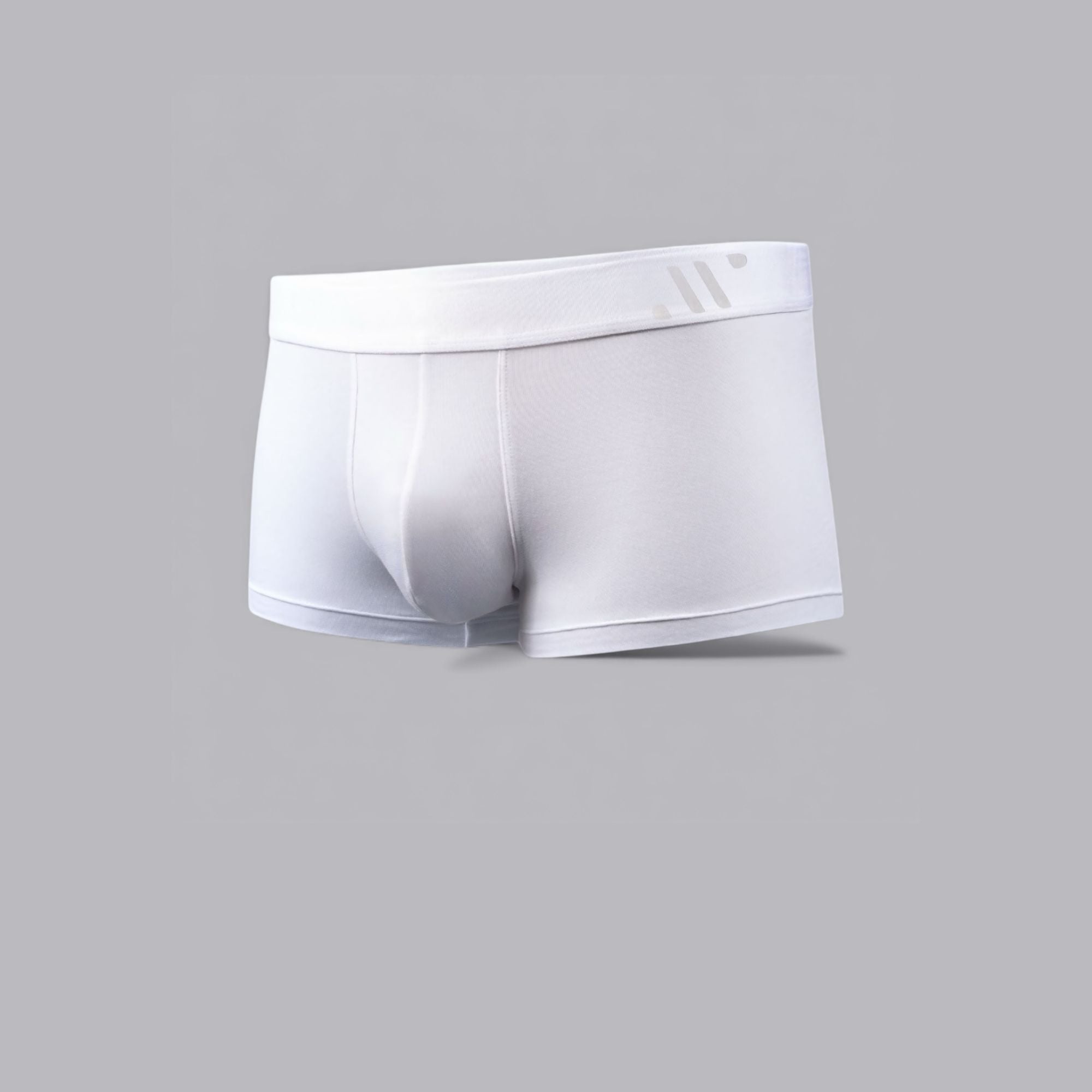 ALPHX Modern Fit Trunks –Frost White Support &amp; Comfort Redefined - ALPHX.com - Underwear