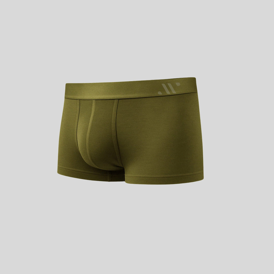 ALPHX Modern Fit Trunks –Moss Green Support & Comfort Redefined - ALPHX.com - Underwear