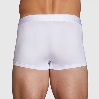 ALPHX Modern Fit Trunks –Frost White Support &amp; Comfort Redefined Underwear ALPHX Alphx.com