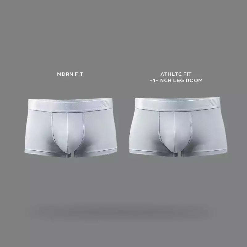 ALPHX Athletic Fit Trunks – Glacier Blue Support &amp; Comfort Redefined Underwear ALPHX Alphx.com