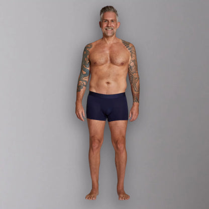 ALPHX Modern Fit Trunks –Maritime Navy Blue Support &amp; Comfort Redefined Underwear ALPHX Alphx.com